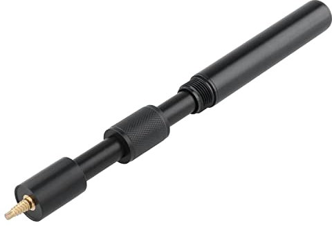LEYTON 24Cm Ultralight Pool Queue Extender Billard Snooker Queue VerläNgerung Verstellbare Teleskopteile Schwarz