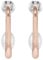 Skagen Damen-Creolen Agnethe Muschel Perle - SKJ1747791, L: 25x13.5x1.7mm, Edelstahl, Kein Edelstein
