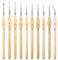 Detail Paint Brushes 10pcs Fine Paint Brushes,Miniature Micro Paint Brushes for Miniature Figure,Model Painting,Fine Detailing,Oil Watercolor Figures. (Golden Maple Series）