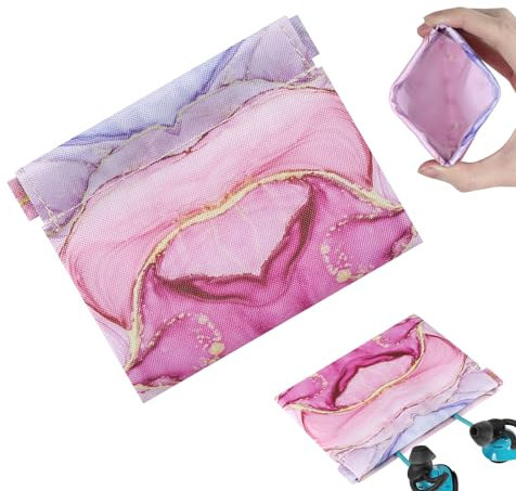 Geekria Nova Kopfhörer-Tasche für Ohrhörer, Münzen, In-Ear-Kopfhörer, Organizer, Tasche, Universal-Schutztasche, Schnappbeutel, Geldbörse, Kleingeldhalter, Rosa