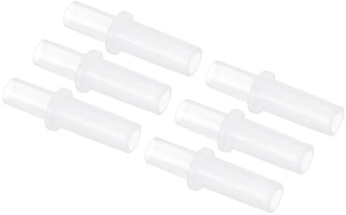 uxcell Bifold Door Hardware, 6-Pack Bi-Fold Door Top Pivot D, Bifold Closet Door Hardware Repair Part Kit for Sliding Wardrobe Doors Folding Door, Silver