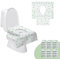 Surplex 40 Stück Einweg Toilettenauflage Toilette Auflage, Universal Toilette Liners, Sitzbezug Übergroßer WC-Sitz Matte Toilettenpapier Pad für Reisen & öffentliche Toiletten, Einzeln Verpackt