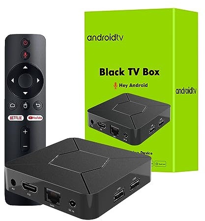 BOXPUT Set Top Box Q5 TV Box, Android TV Box 8GB RAM Android 10 System Allwinner H316 Chip, BT5.2 Dual WiFi 2.4G/5G, 4-Core 4K Decoding TV Box (2GB/8GB)