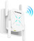 WONLINK Repetidor WiFi 6, Amplificador de Señal WiFi con Puerto Gigabit, AX1800 Extender WiFi Doble Banda 5GHz y 2.4GHz, Extensor de WiFi Compatible con Todos los Routers, 4 Antenas, para Casa/Oficina