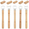 FINGERINSPIRE 5PCS Sculpture Scraper Clay Extruder Tool Pottery Cup Handle Shape Tool Pottery Carving Tool for Ceramic Mugs Coffee Cups Wood Handle Sculpture Scraper DIY Crafts Clay Craft Tools Sets