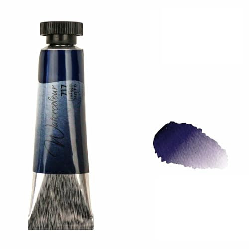 7 Artists Indigo Aquarellfarbe 10 ml Tube, Hochwertige Künstler-Aquarell, Feinste Küntsler-Aquarellfarben