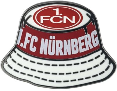 AMBALLCOM | 1. FC Nürnberg Fischerhut Anstecknadel – Offizielles Fan-Merchandise aus hochwertigem Zamak, Sport, Fußball, Für Fans des FC Nürnberg