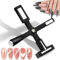 Cat Eye Magnet Nagel Nageldesign Zubehör 5 in 1 Cateye Uv Gel Magnet Nägel Multi Funktions Katzenaugen Magnetstifte mit Silikon Schutzhülle für DIY 3D Magnetisches Nagellack Nail Art Tools