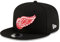 New Era Detroit Red Wings NHL Injection Schwarz Verstellbare 9Fifty Snapback Cap - One-Size