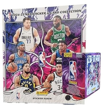 Panini NBA Basketball Saison 2024/25 Sticker & Cards - 1x Stickeralbum + 1x Display je 36x Stickertüten