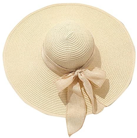 Women Beach Fashion Straw Hat Anime Costume Caps Shank Hats Yellow Cosplay Strawhats Summer Beach Hats (White, One Size)