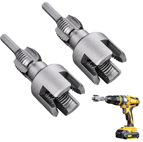 Attrezzatura Trapano Elettrico, Set Per Filettare Tubi PVC, Utensile Idraulico Integrato Per Filettatura Interna Ed Esterna Tubi Acqua, Attrezzo Riparazione E Estrazione Filettatura Per Tubi Giardino