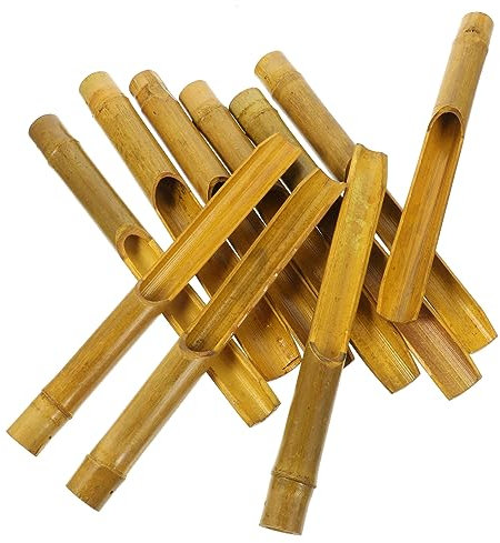 TOYANDONA 10stücke -windspielrohre DIY Windspielzubehör Hohl Stabile Windspielröhren Für Heimwerker Basteleien Garten Terrasse