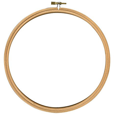 Vervaco Stickrahmen: 20cm/7.8in, Holz, Braun
