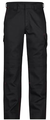 DASSY® Arizona Flammhemmende Arbeitshose mit Kniepolstertaschen - Größe 54 - SCHWARZ