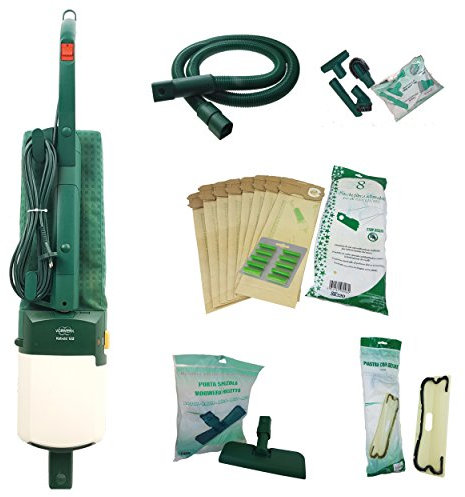 Vorwerk Folletto Aspirapolvere Vk122 Rigenerato Spazzola Classica Scegli la Composizione garantito S&G group (Vk122+Tubo)