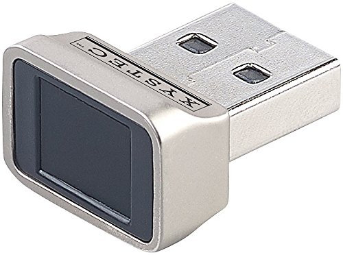Xystec Fingerabdruckscanner: Finger-Abdruck-Scanner für Windows 7, 8, 8.1 & 10, mit 360°-Erkennung (USB Fingerabdrucksensor, USB Fingerabdruck Scanner, Zeiterfassung)
