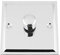 Slimline Polished Chrome Light DIMMER 1 Gang 1000W