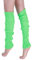 ShiFan Jambiere En Tricot Fluo Femme Chaussettes Hautes Guetres Danse 80'S Vert 1