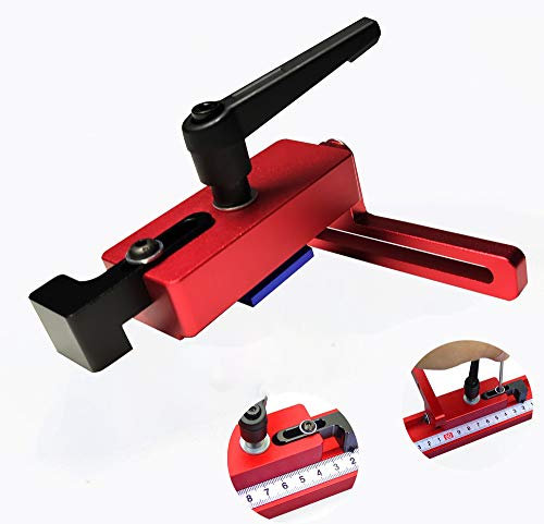 Wotendy Mitra Track Stop Type 45 Limitatore di Lavorazione del Legno per Cave a T da 45mm Tracce a T in Legno Strumenti Manuali fai-da-te