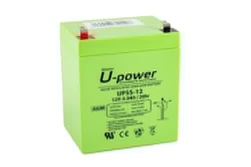 Master U-power Bateria Plomo AGM UP5-12S 5Ah 12V