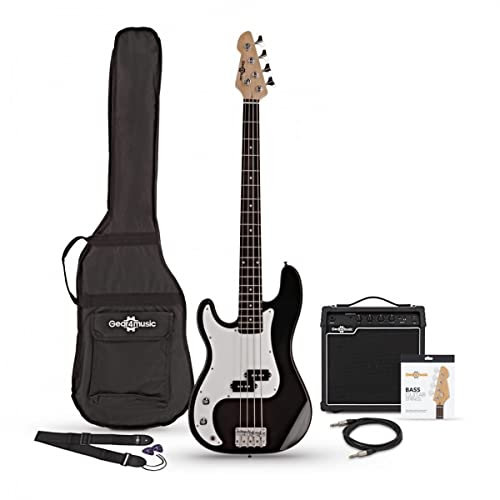 Linkshänder-Bassgitarren-Pack LA von Gear4music mit 15W Amp