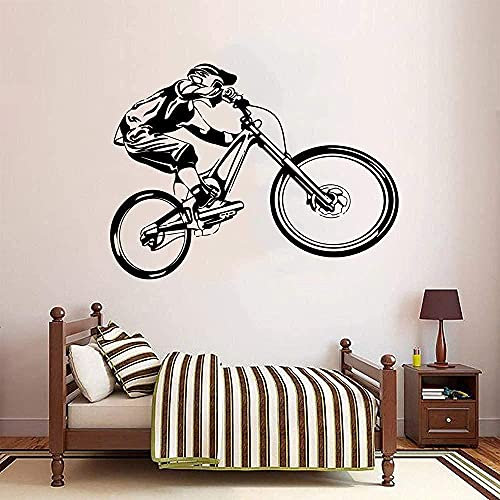 Huamei Fahrrad Wandaufkleber Kinderzimmer Familiendekoration Mädchen Schlafzimmer Aufkleber Photovoltaik Home Decoration 28Cmx30Cm