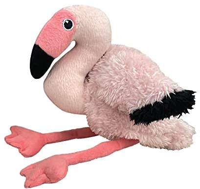 EcoBuddiez - Flamingo von Deluxebase. Kleine weiche Plüschtiere aus recycelten Plastikflaschen. Umweltfreundliches Kuschelgeschenk für Kinder und niedliches Kuscheltier für Kleinkinder.