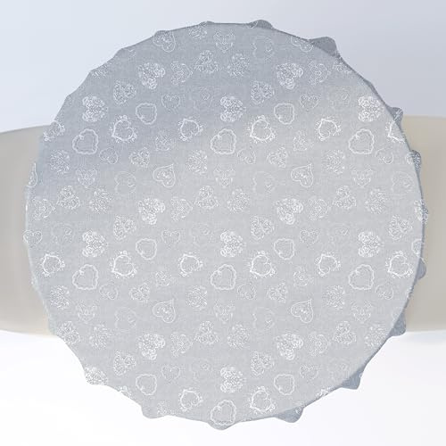 Wachstuch Tischdecke Wachstuchtischdecke Abwaschbar Rund 140cm Hellgrau