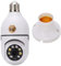 ciciglow 1080P Light Bulb Camera,Panoramic 2.4GHz/5GHz WiFi Light Bulb Security Camera,E27 Interface Smart Home Camera with Microphone and Speaker,360 Degree Pan,Motion Detection,Loop Recording