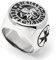 Schmuck-Checker Templer Siegelring historisches Motiv hochwertiger Kreuzritter Ring aus 316L Edelstahl Herren Geschenk Tempelritter (66 (21,0 mm Ø))