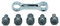 Laser 8444 Door Hinge & Difficult Access Bit Set - for VW Group