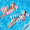 2 Pack Pool Float Water Hammock,Inflatable hammock Swimming Pool Float Hammock for Adults, 4-in-1Multi-Purpose Water Floating Chair Bed Raft Recliner Float Lounger Float Hammock with Infloator Pump