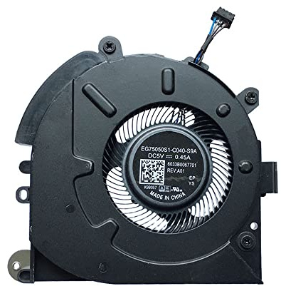 RAKSTORE Replacement Laptop CPU Cooling Fan Compatible with HP EliteBook 735 G5 830 G5 Quiet Cooler Fan EG75050S1-C040-S9A