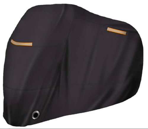 Bike Cover for Outdoor Storage for 2 Bikes | Heavy Duty 190T Nylon Waterproof Dustproof with Lock Holes and Storage Bag | Perfect for Mountain, Road Bikes/Bicycle – Black