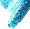 HYANG Transparenter Schmetterlingsdruck PVC Leder Vinyl Blätter, PVC Leder Stoff Blätter 1 Rolle 12 x 47 (30cm x 120cm) Perfekt für handgemachte Bögen, Handtasche, Nähen, Handwerk (Blau)