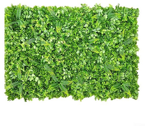 URPIZY Paneles de césped artificial de césped verde, planta cuadrada de plástico, plantas artificiales para decoración de pared del hogar, #5