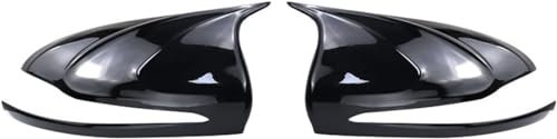 MARUE Rückspiegel Spiegelkappen für Mercedes Benz C E GLC S-Class W205 W213 X253 W222,Auto Außen Links/Rechts Seitenspiegel Gehäuse Rahmen Rückansicht Shell Rahmen,1 Pair Black