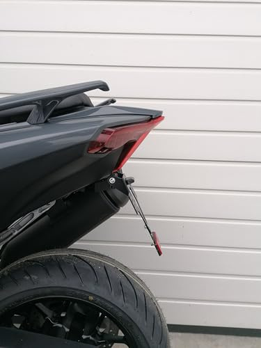 Portatarga corto per Yamaha T-Max 560 2022-2024 portatarga EVO set conversione Maxi Scooter XP560 conversione posteriore Tail Tidy posteriore corto tmax560 twin yamaha mbk
