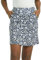 Westkun Damen Skort Knielang Sportrock mit Hose Hosenrock Sommer Workout Running Sportrock und Taschen Wanderrock Copihue L