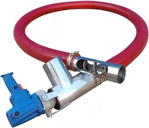 Getreidesaugmaschine – Kleiner Haushalts-Getreidesaugwagen, Getreidesaugmaschine, Getreidepumpmaschine, Schlauch, Getreideförderer, Schneckenförderer, 3 m Rohr