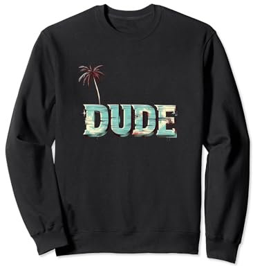 Dude mit Palme Kostüm Sweatshirt