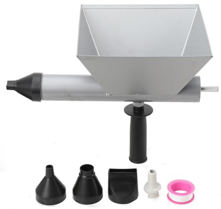 L-home Elektrische Mörtel-Injektionsmaschine, Zement Beton Sprayer Fugenpistole Mörtelpresse Tool, Mörtelpumpe Fugenpistole, Zement Kartuschenpistolen Werkzeug mit 4 Düsen