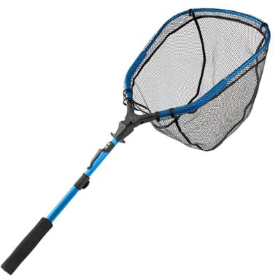 Poo4kark ausziehbares handgefertigtes Fischernetz Yalao Fischernetz Quadratnetz Großes Objekt Seefischen (Blue, 35x105x3)
