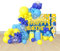 Decoración de Globos Amarillos Decoración de Fondo de Fotografía de Plátano Pancarta para Fiestas Fotográficas