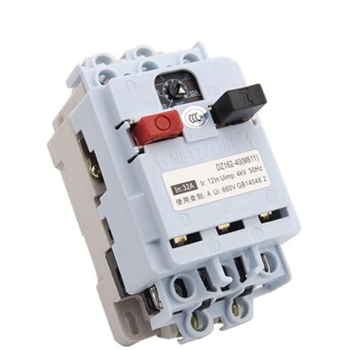 Disjoncteur à boîtier moulé MCCB DZ162-16 (M611) 10A 16A, interrupteur de Protection du moteur, 1 pièces(10A)