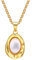 LHJHZDJC Halskette Mode Halskette für Frauen und Mädchen Goldkette Opal Anhänger Punk geometrischer Schmuck Geschenk Geschenk