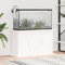 Rantry Aquariumständer Aquarium Unterschrank Aquarien Schrank, Aquarium Tisch mit Stabiler Oberplatte, Aquariumschrank für Sicheren Stand Weiß 101x41x58 cm Holzwerkstoff