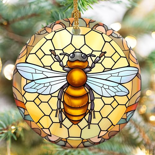 Christbaumschmuck Anhänger Biene Weihnachtsbaum Deko Mit Schnur Weihnachtsanhänger Keramik Weihnachten Deko