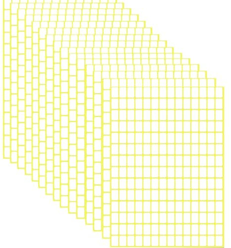 Meekye 2940 etiquetas autoadhesivas, 13 x 9 mm para escribir, etiquetas adhesivas universales para etiquetas de precio, dirección, hogar, congelado, oficina, cocina y mermelada